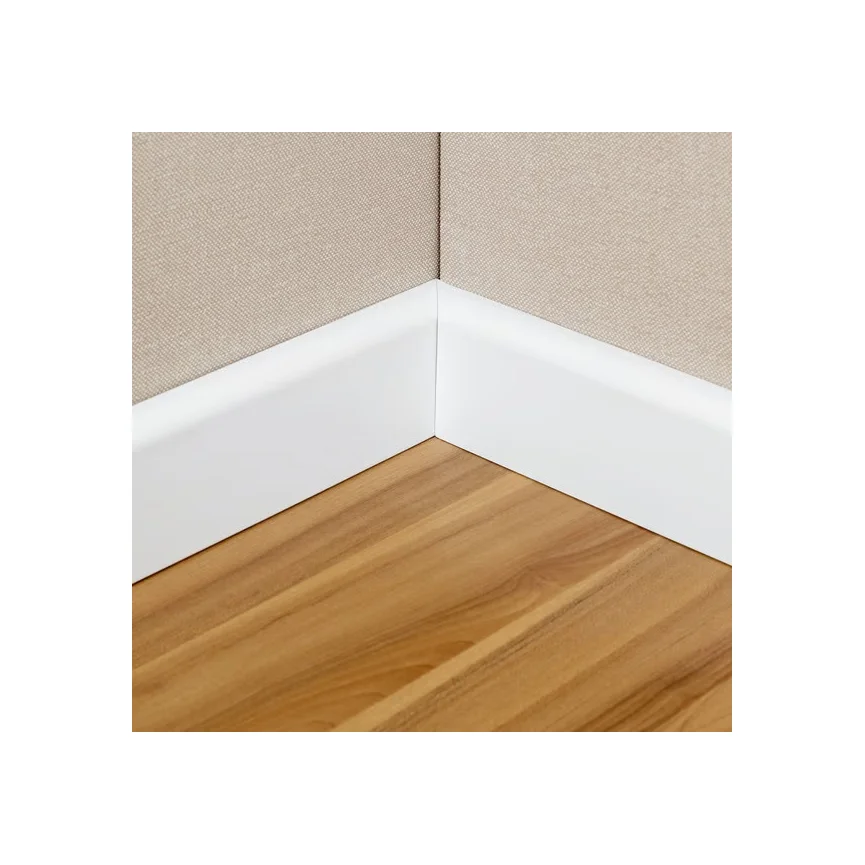 RODAPE AKAFLOOR MDF BRANCO 07CM DE ALTURA